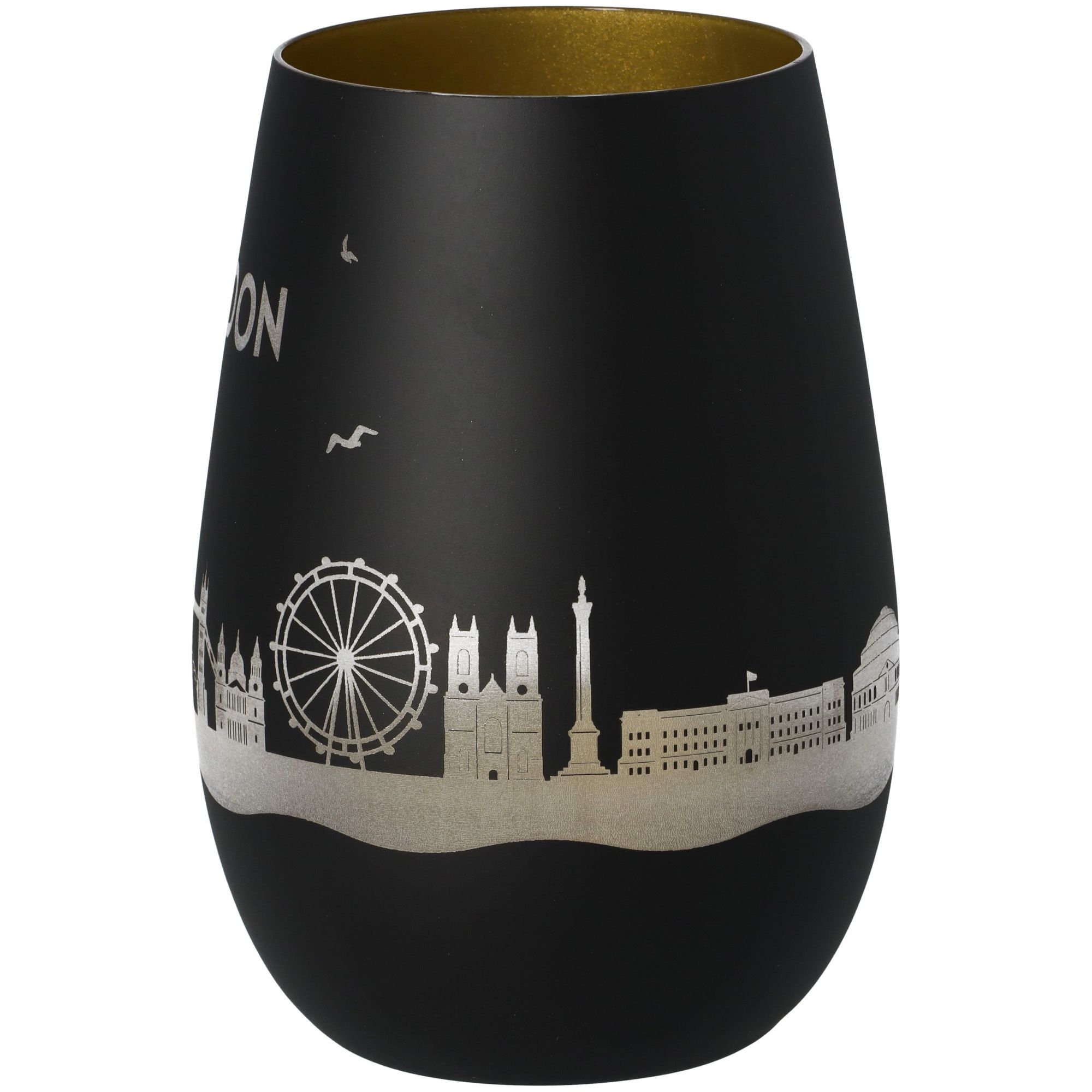Windlicht Skyline London Schwarz/Gold Windlicht Skyline London Schwarz/Gold