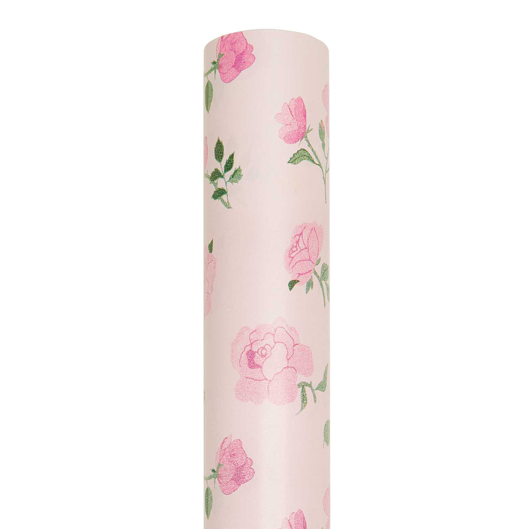 Geschenkpapier auf Rolle, Rosen 2m Geschenkpapier auf Rolle, Rosen 2m