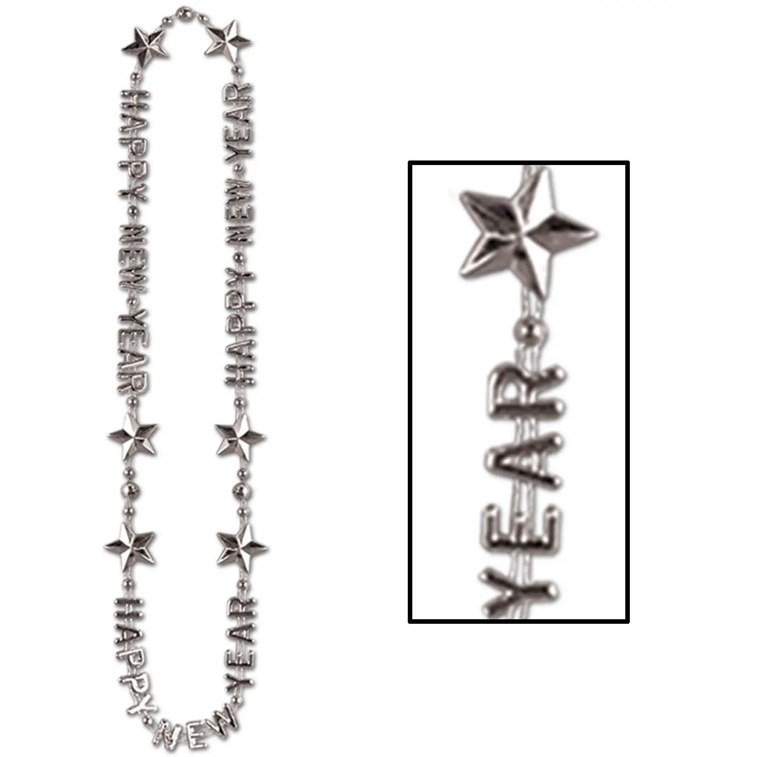 Happy New Year Kette Silber