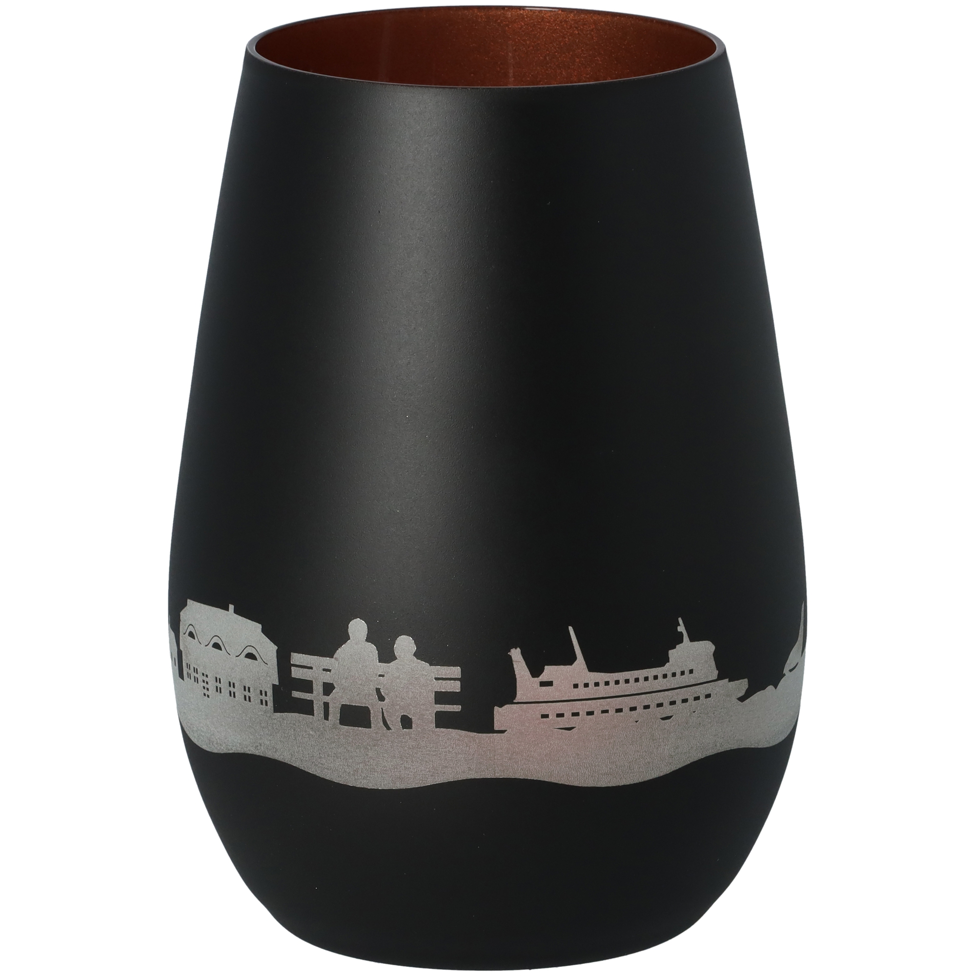 Windlicht Skyline Amrum Schwarz/Bronze Windlicht Skyline Amrum Schwarz/Bronze