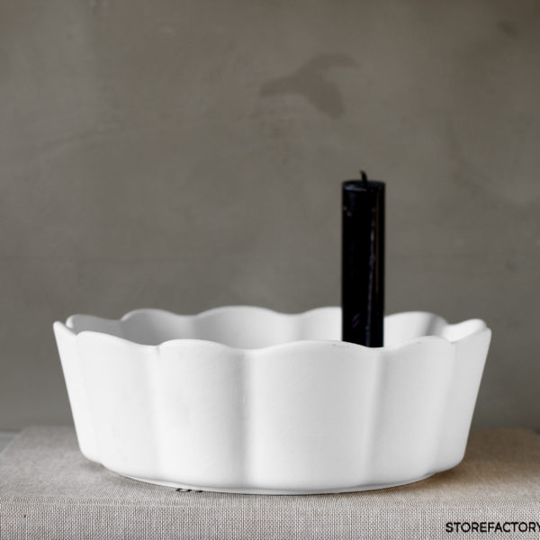 Storefactory - Kerzenhalter Lidatorp Daisy L - Weiß Storefactory - Kerzenhalter Lidatorp Daisy L - Weiß