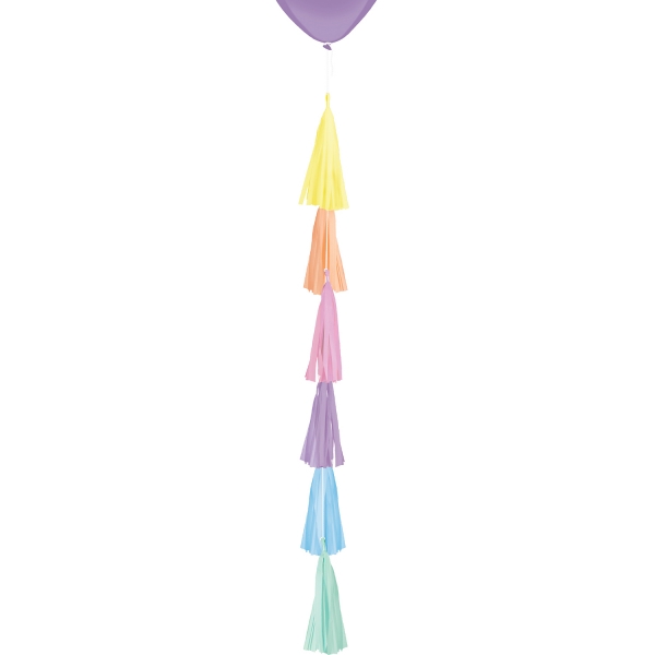 Ballon-Tassel-Girlande Regenbogen