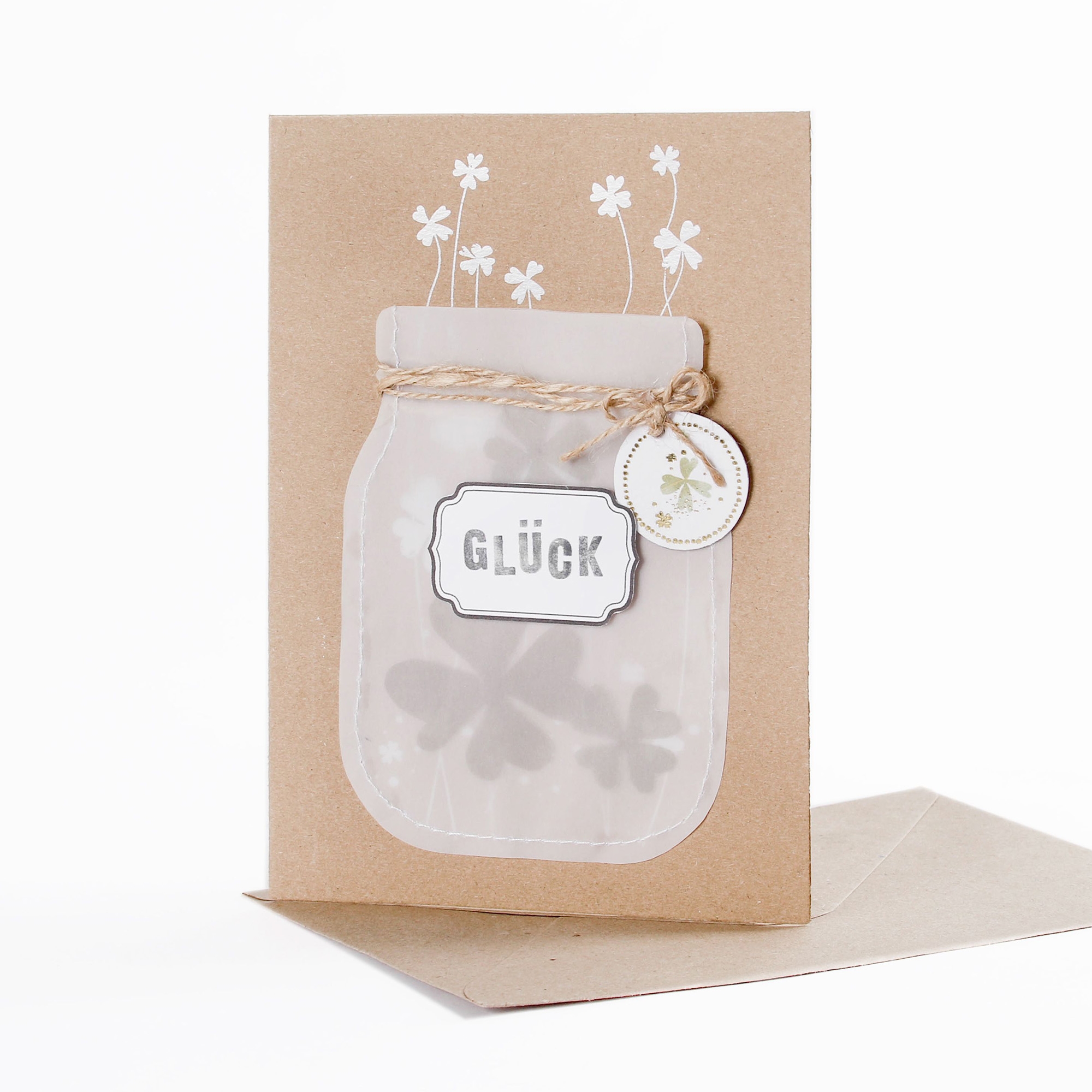 Wunschglaskarte "Glück" Wunschglaskarte "Glück"