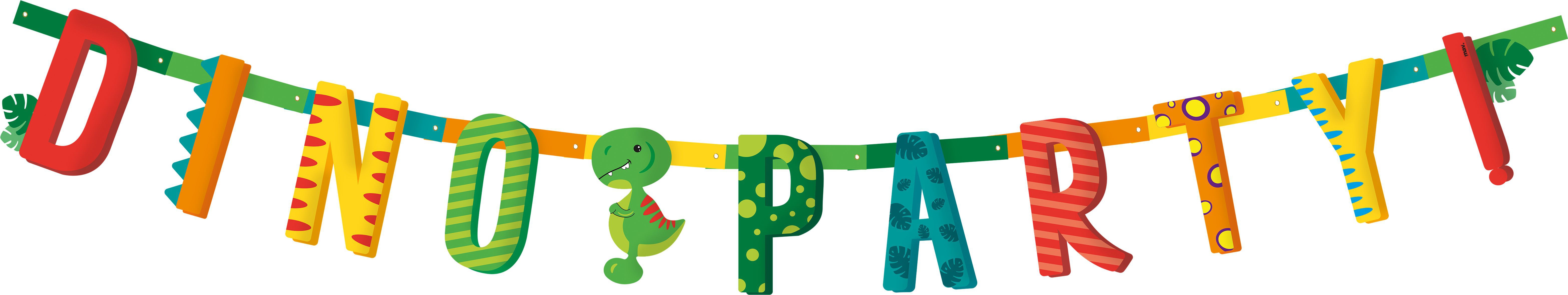 Girlande "Dino Party!", 2m Girlande "Dino Party!", 2m