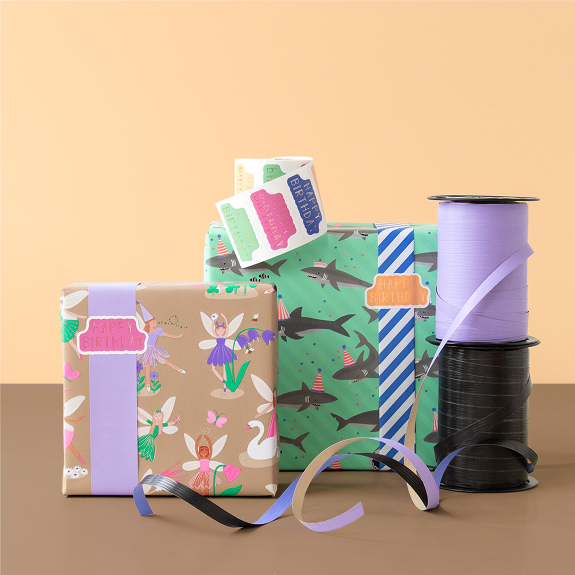 Geschenkpapier "Hai" 3 m
