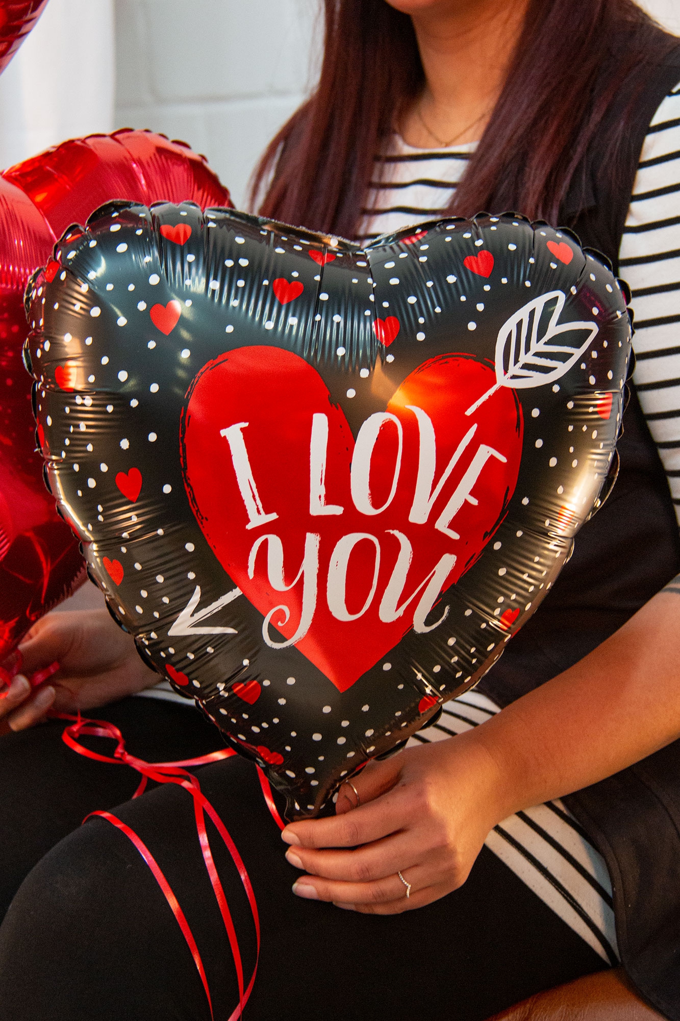 Folienballon "I Love you" Herz 45cm Folienballon "I Love you" Herz 45cm