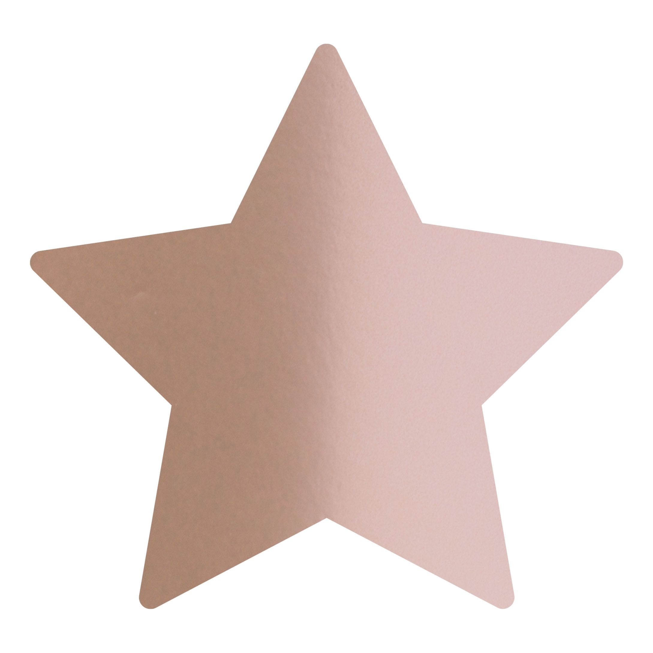 Folienkonfetti 1,7cm Stern 100g Satin Rose Gold