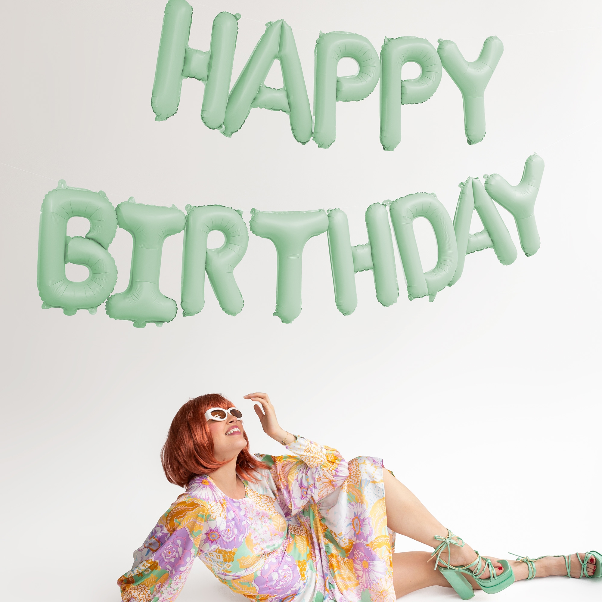 a6c086563fe97c7727512fd868a624746dad1760 Ballongirlande "Happy Birthday", Pastellgrün