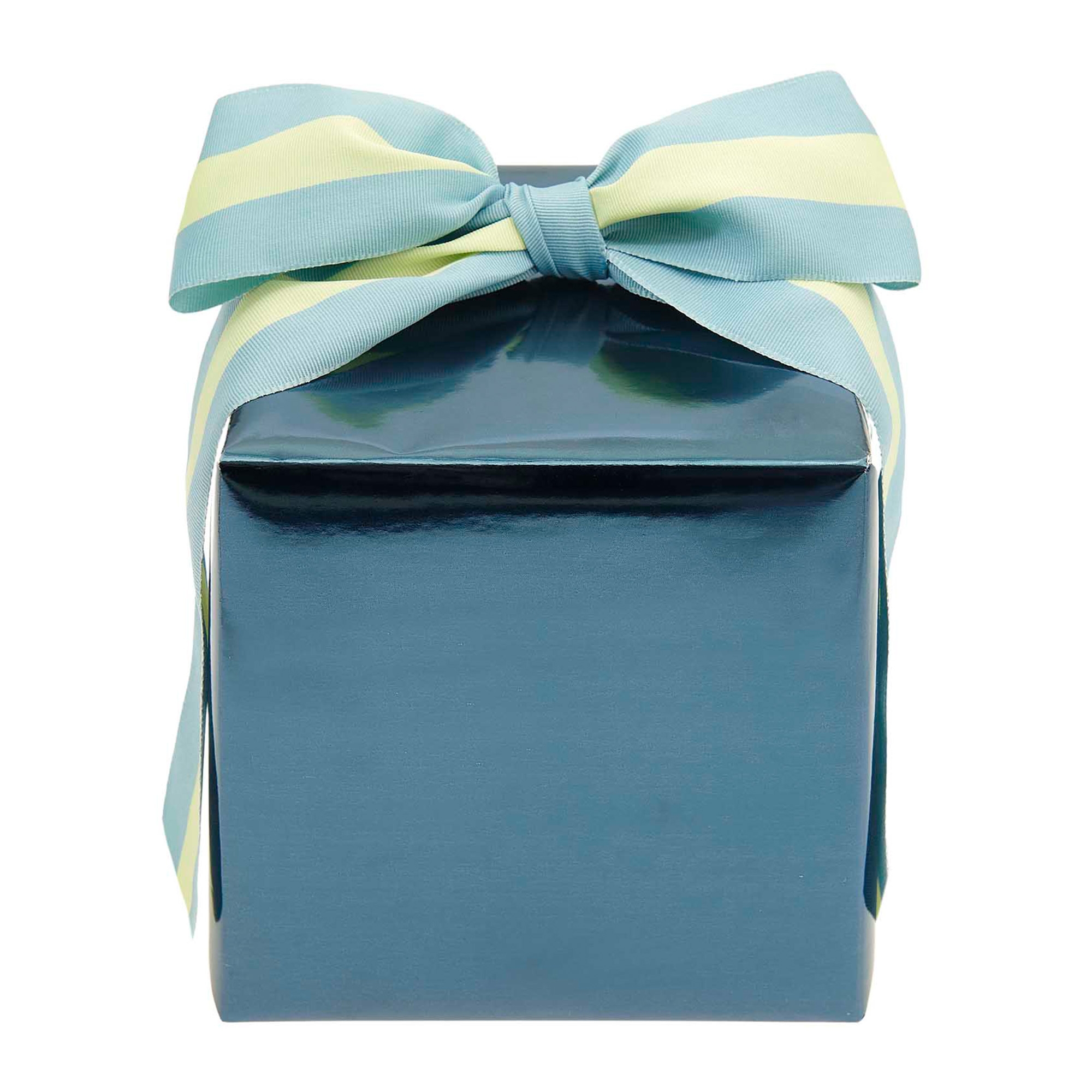 Geschenkpapier auf Rolle, Metallic Blau Glänzend 2m Geschenkpapier auf Rolle, Metallic Blau Glänzend 2m