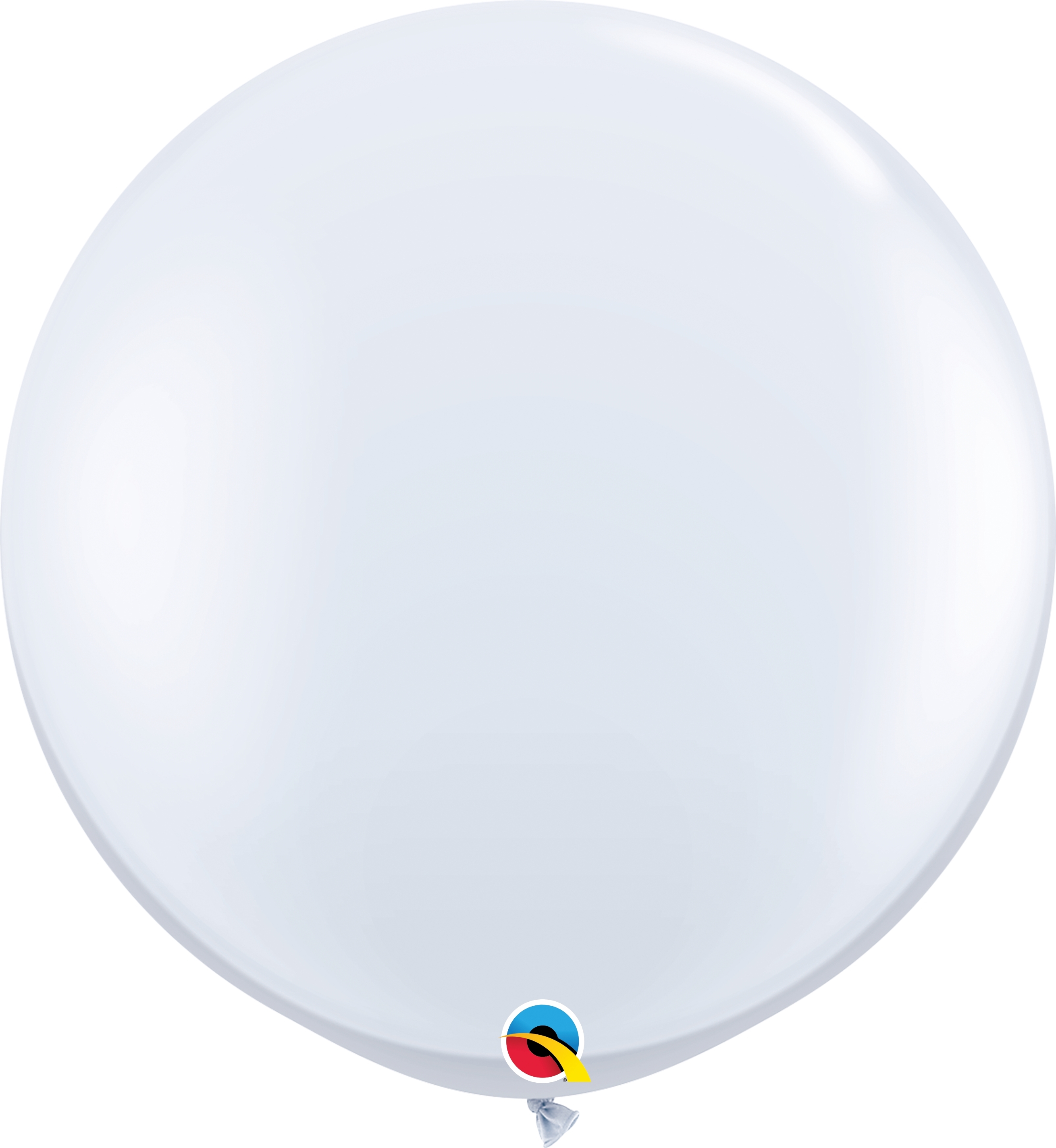 Qualatex Latexballon Gigant White Ø 90cm Qualatex Latexballon Gigant White Ø 90cm