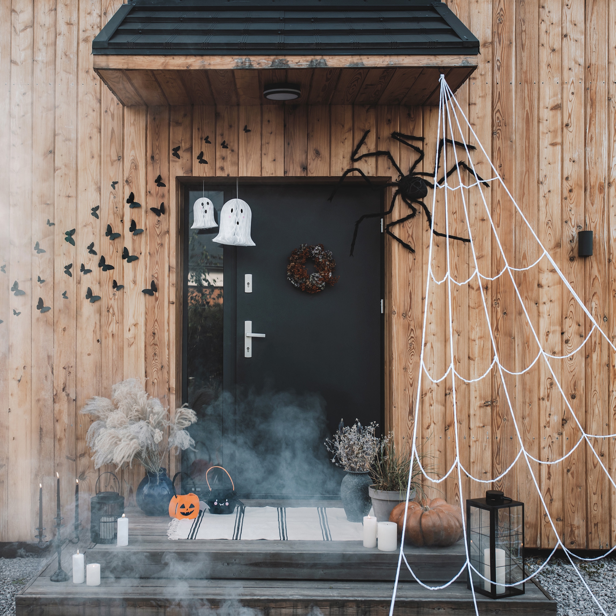 Halloween Wabendekoration "Geist", 2 Stück Halloween Wabendekoration "Geist", 2 Stück