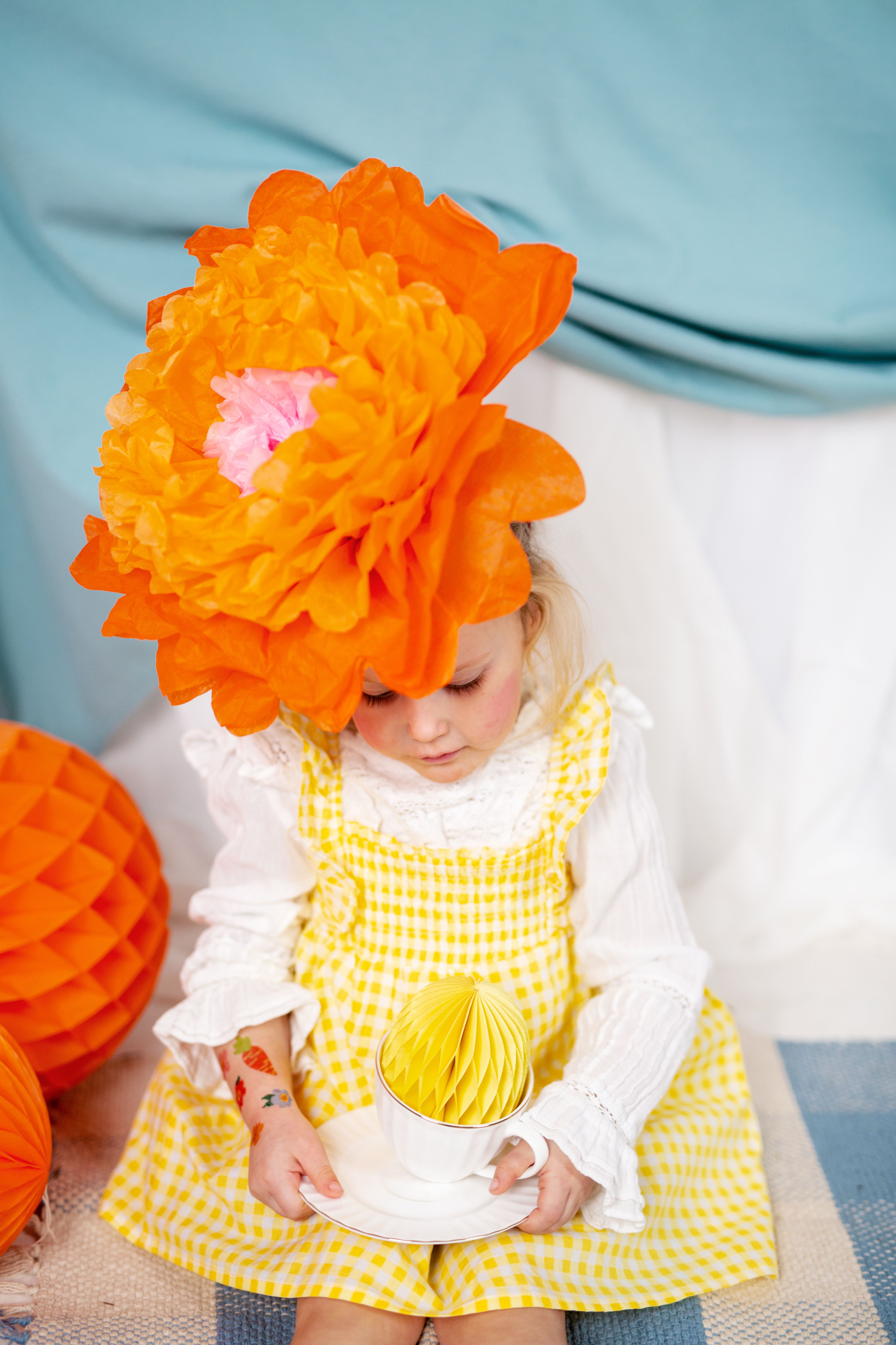 3 Seidenpapierblumen 3 Seidenpapierblumen