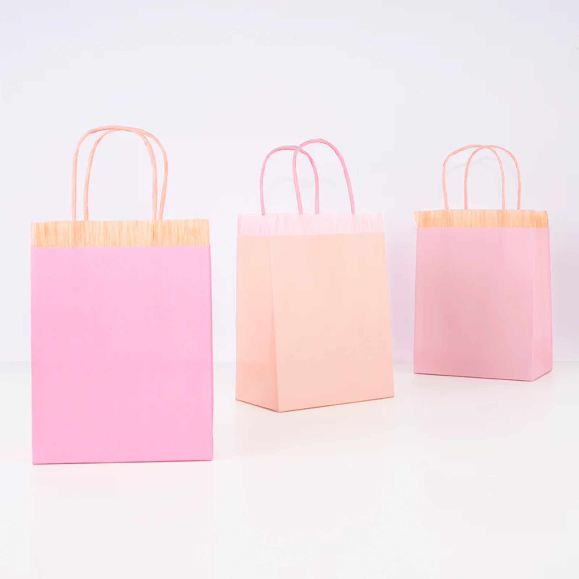 Papiertasche, Geschenktasche, Rosa, Nachtrosa, Papierträger