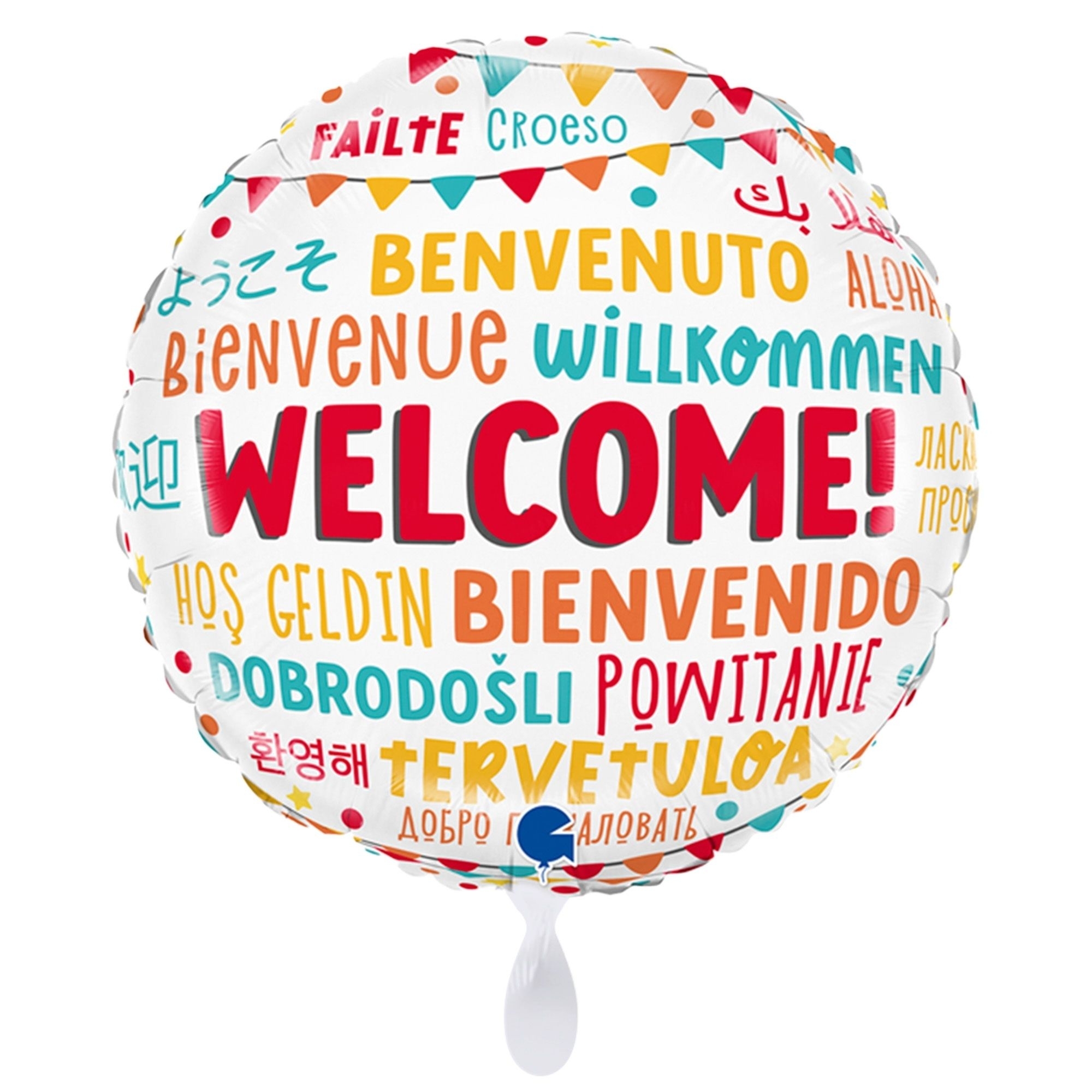 Folienballon Welcome 45 cm Ballon