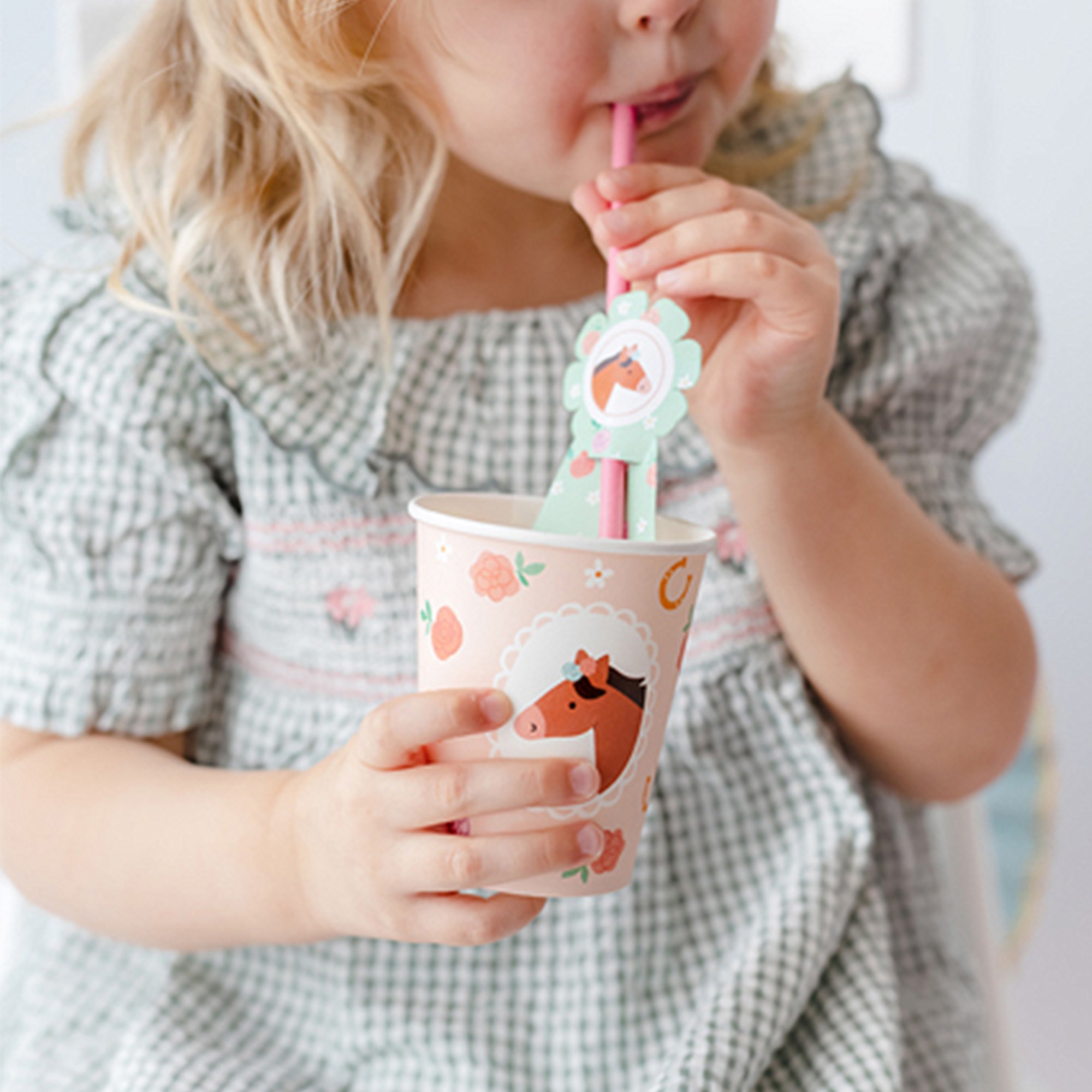 6 Pappbecher "Pferde" 6 Pappbecher "Pferde"