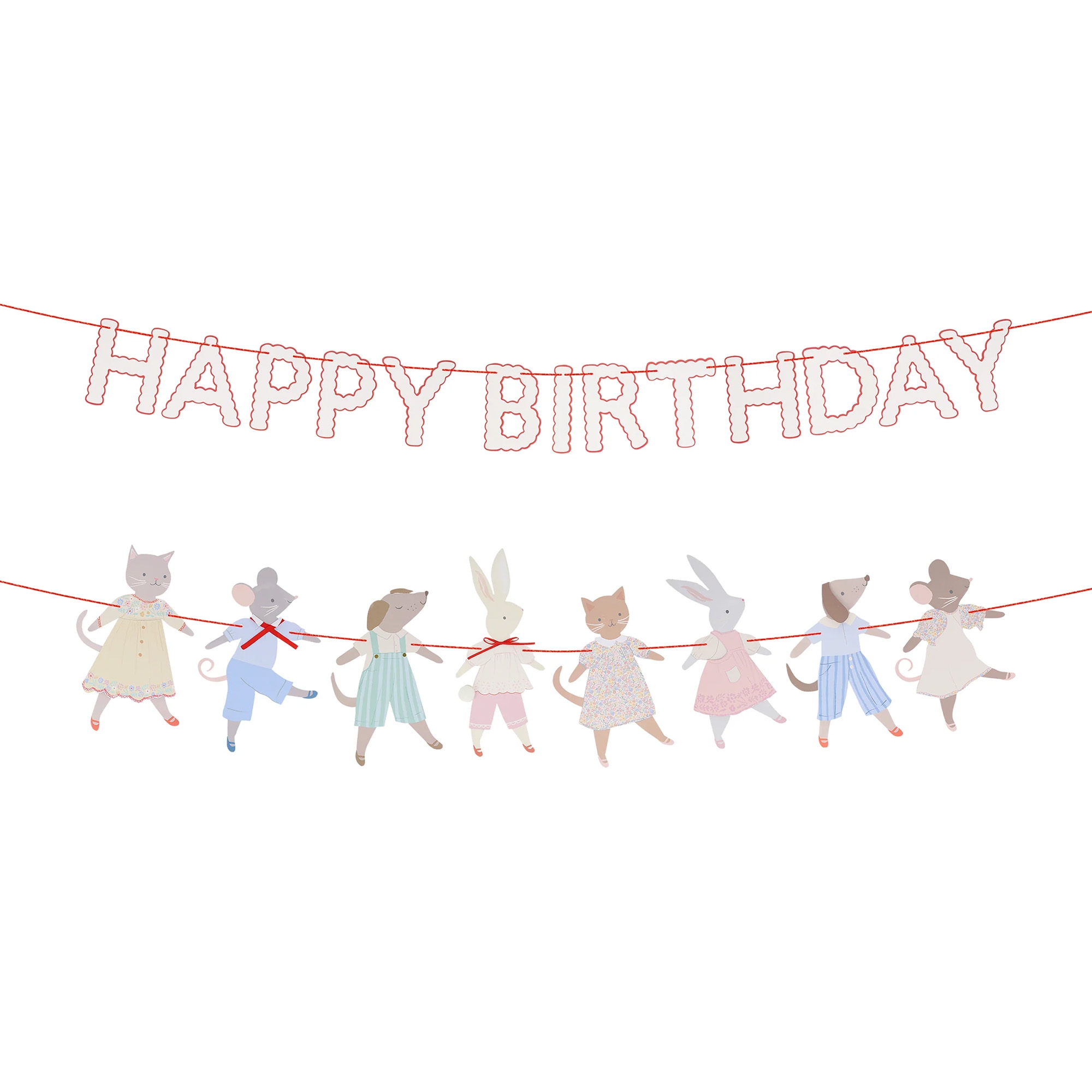 Meri Meri - Girlande "Animal Friends" Draußen, Menschen, Person, Natur, Kind