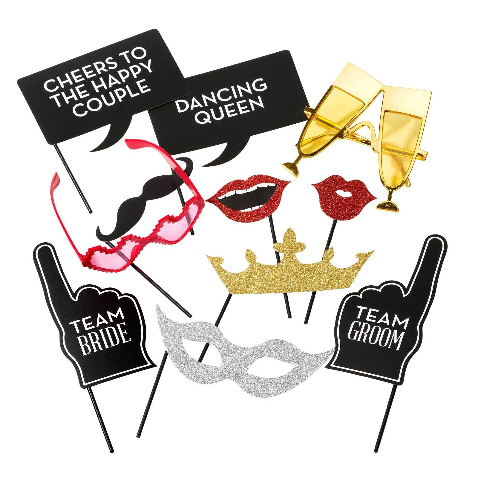 Modern Romance - Hochzeits-Photo-Booth-Set 14 tlg. Modern Romance - Hochzeits-Photo-Booth-Set 14 tlg.