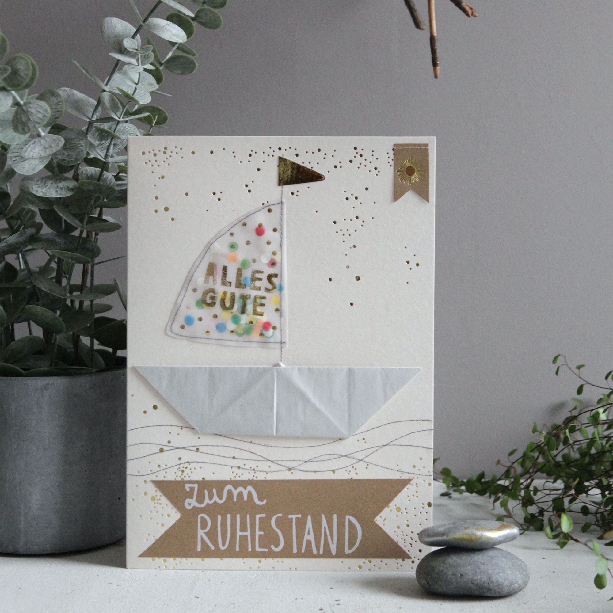 Riesenkarte "Zum Ruhestand" Riesenkarte "Zum Ruhestand"