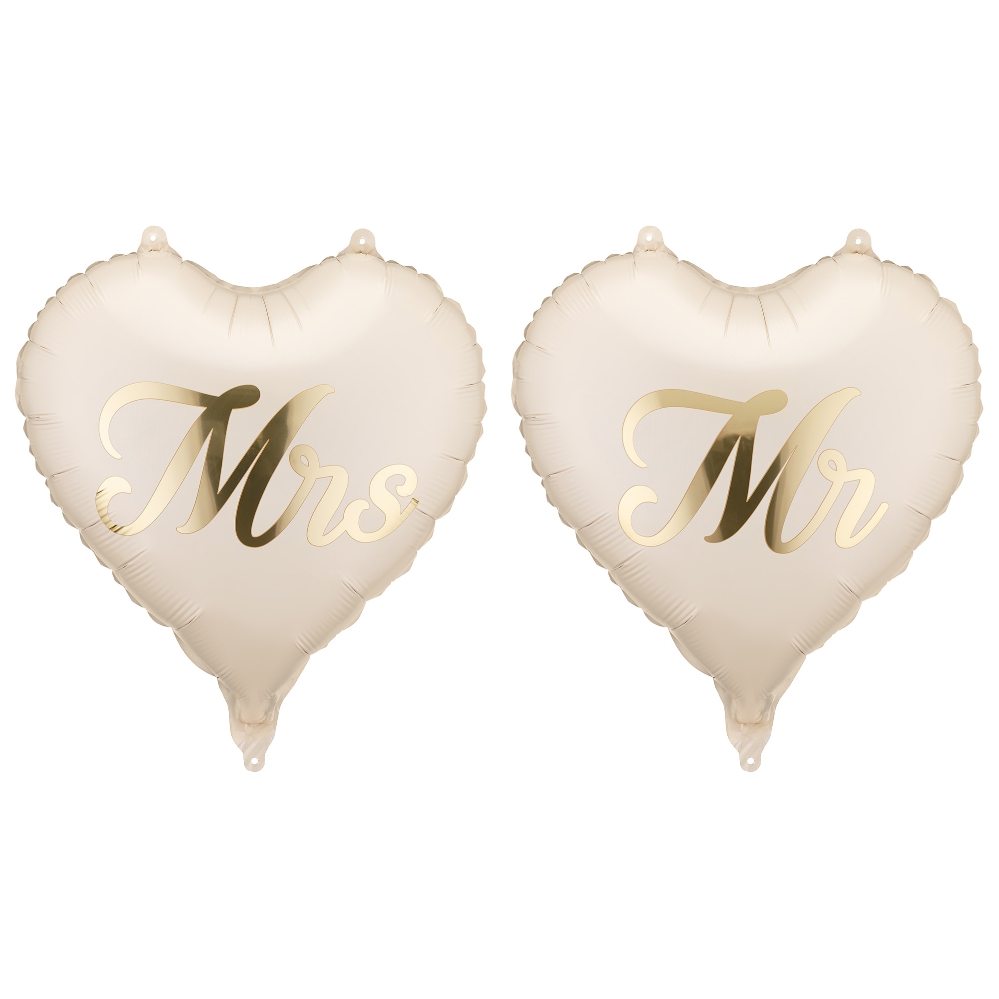 Herzballon, Luftballon, Paar, Mrs, Mr