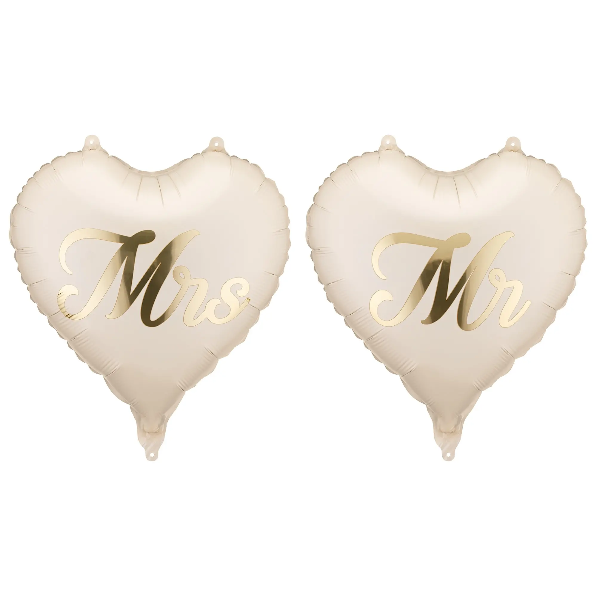 Herzballon, Luftballon, Paar, Mrs, Mr