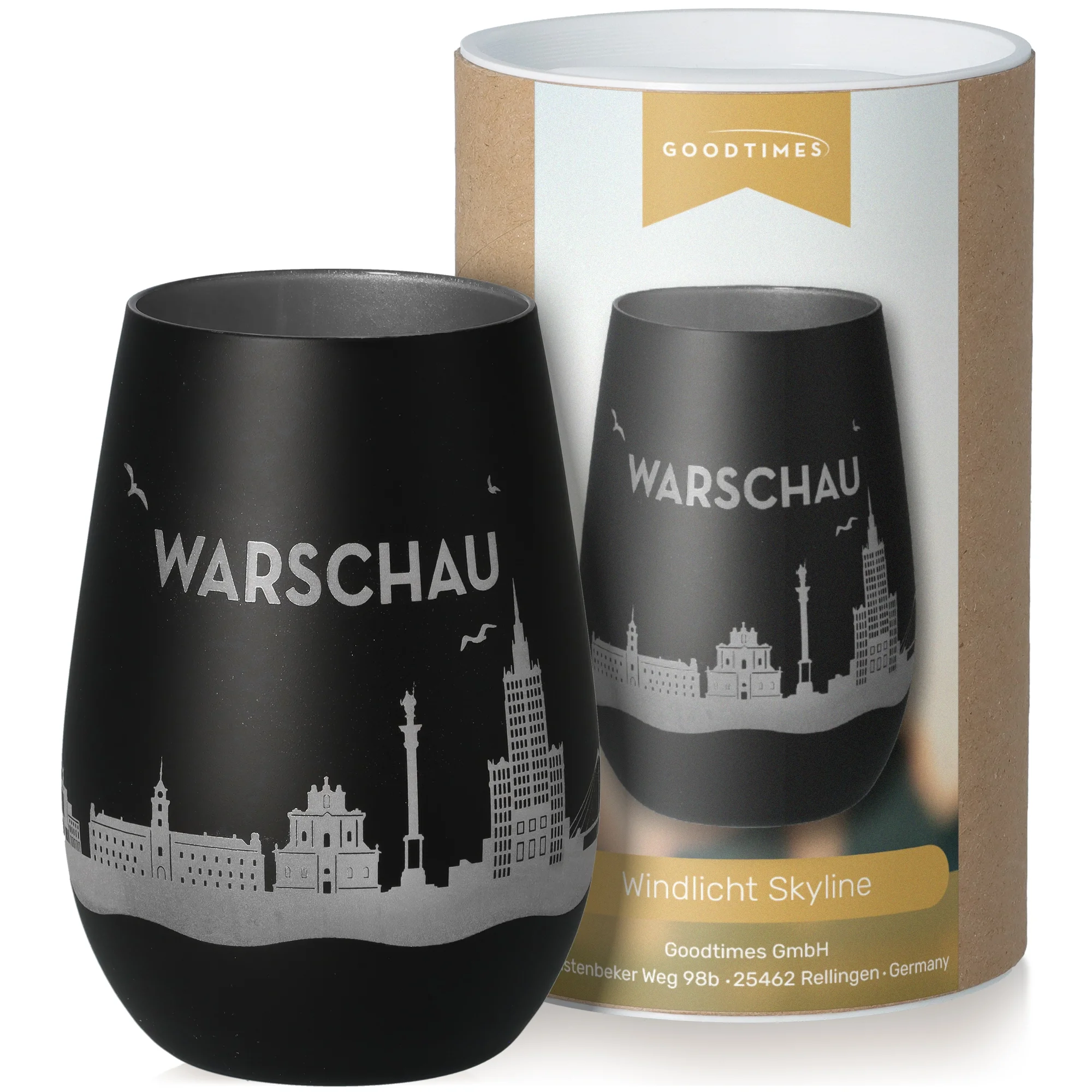 Warschau, Glas, Schwarz, Skulptur?, Windlichter?