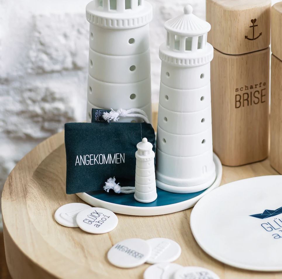 Räder Design - Seesäckchen "Angekommen" Räder Design - Seesäckchen "Angekommen"