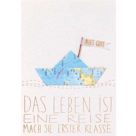 Räder Design - Grußkarte "Landkarte- Das Leben ist eine Reise..." Räder Design - Grußkarte "Landkarte- Das Leben ist eine Reise..."