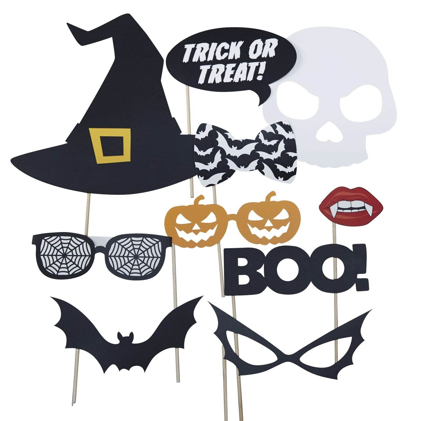 Trick or Treat - Halloween Photo Booth Set 10 tlg. Trick or Treat - Halloween Photo Booth Set 10 tlg.