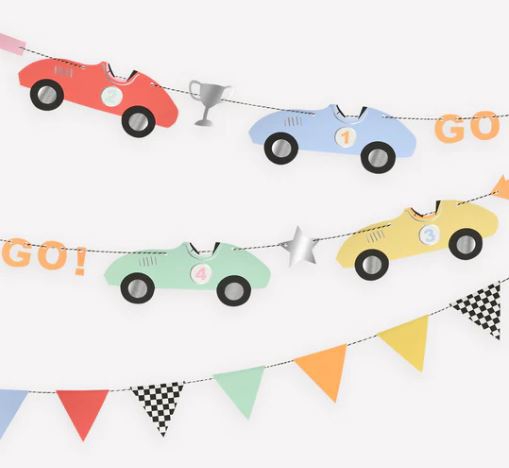 Meri Meri - Girlande "Rennautos" Meri Meri - Girlande "Rennautos"