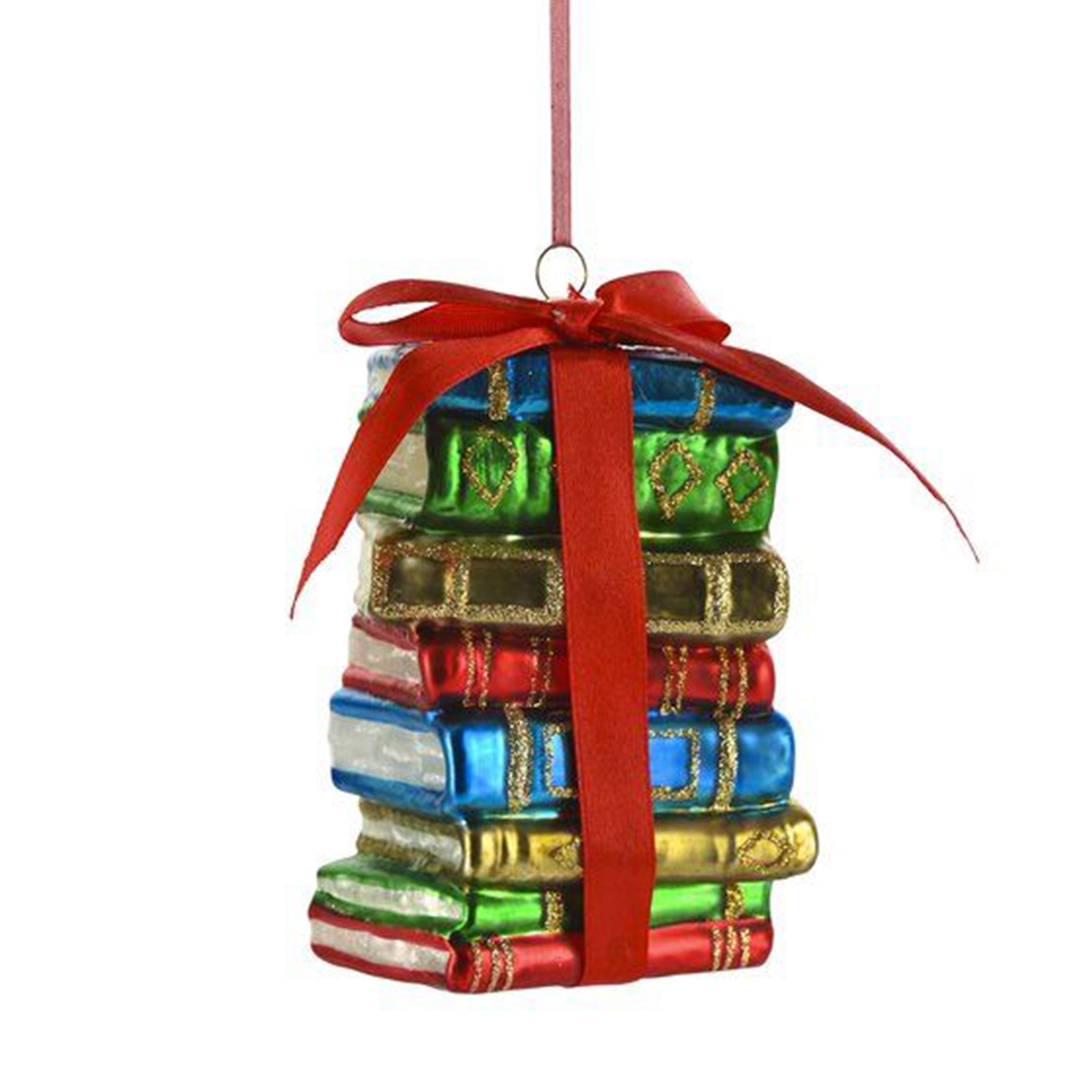 56d0608cc2cb7105d10542893f43870f10149b29 Weihnachtskugel "Bücher"