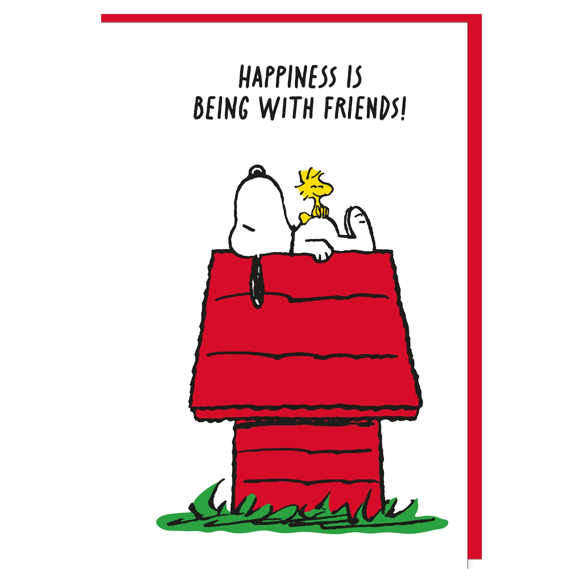 Karte "Snoopy Being with friends" Werbung, Buch, Veröffentlichung, Plakat