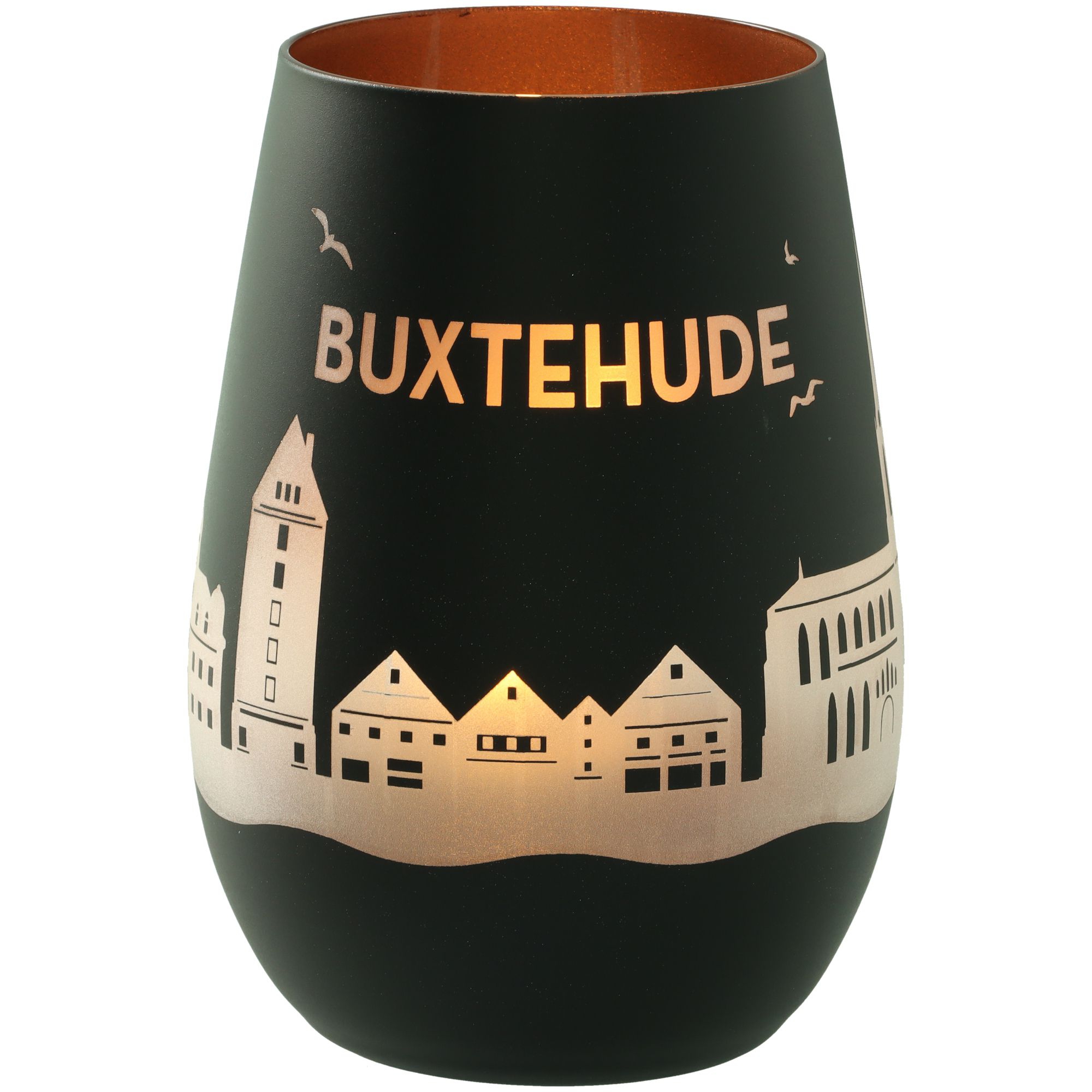 Windlicht Skyline Buxtehude Schwarz/Bronze Windlicht Skyline Buxtehude Schwarz/Bronze