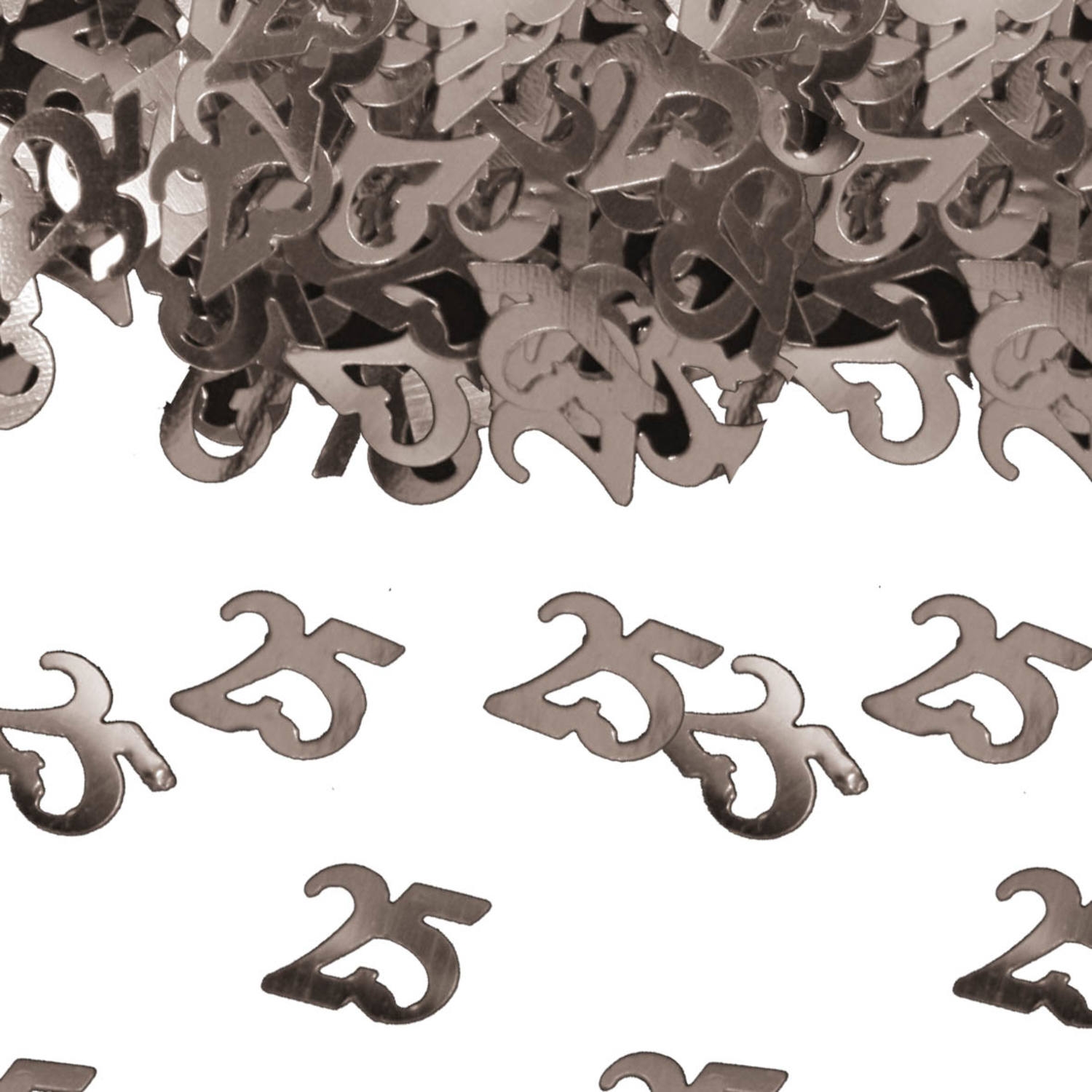 Konfetti - "25", silber 14 g Konfetti - "25", silber 14 g