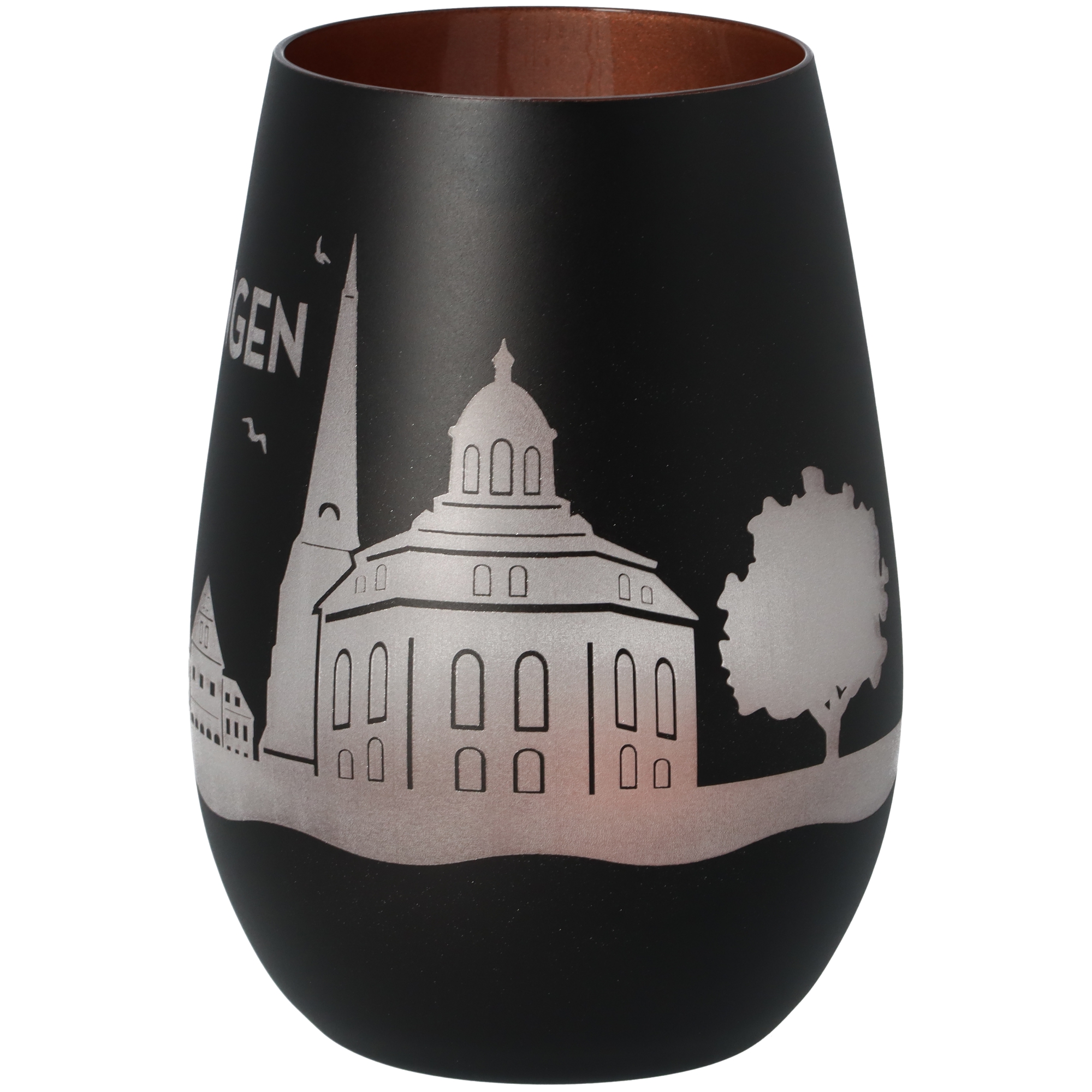 Windlicht Skyline Rellingen Schwarz/Bronze Windlicht Skyline Rellingen Schwarz/Bronze