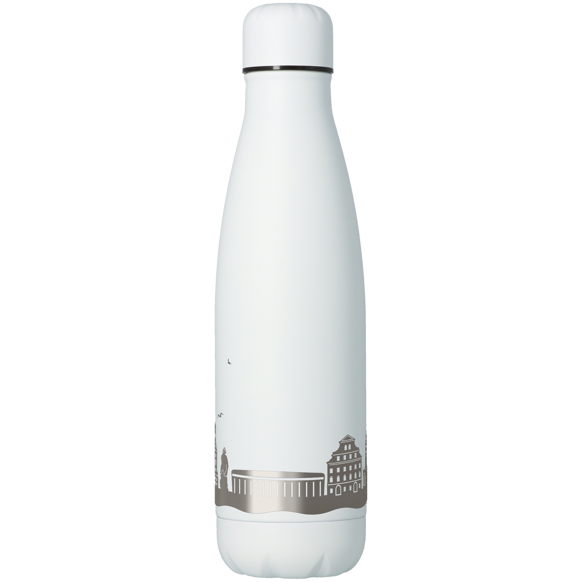258f513195e4c72608a07e0ac8292e7902b77bfd Trinkflasche Skyline Augsburg Weiß 500ml