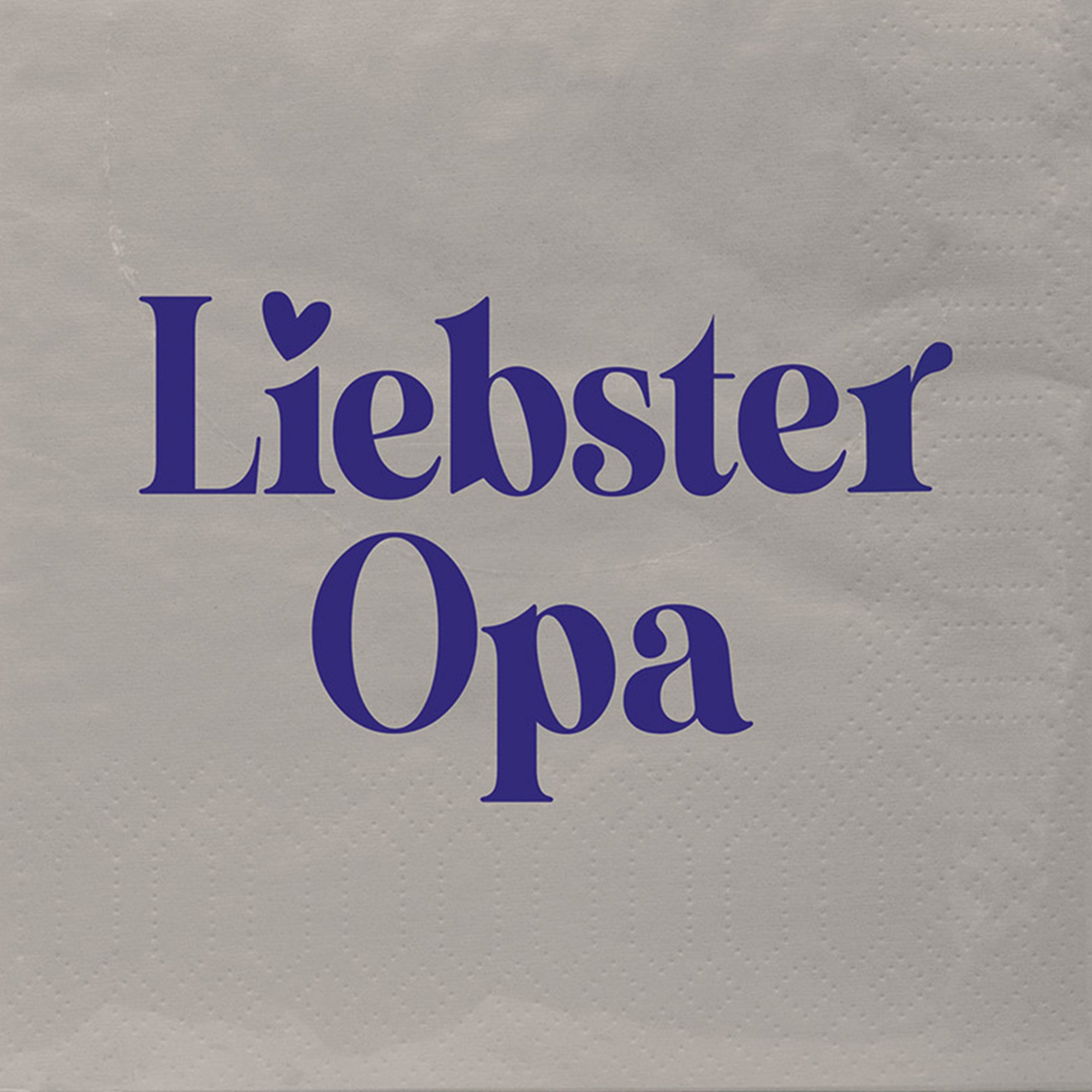 20 Cocktailservietten "Liebster Opa" 25x25cm Text