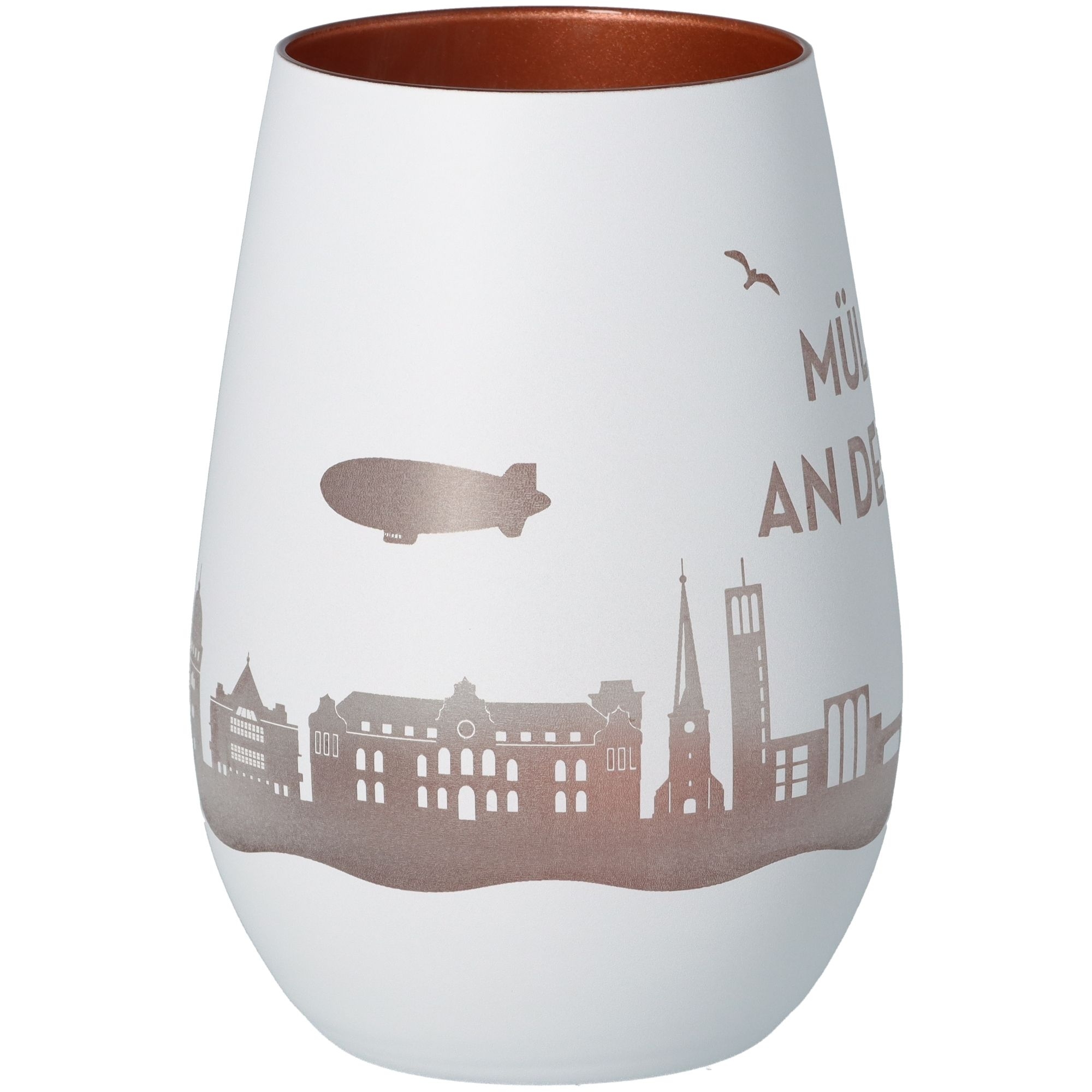 efd05a4f41f82586786ba2695d1807507dca8e9d Windlicht Skyline Mülheim an der Ruhr Weiß/Bronze