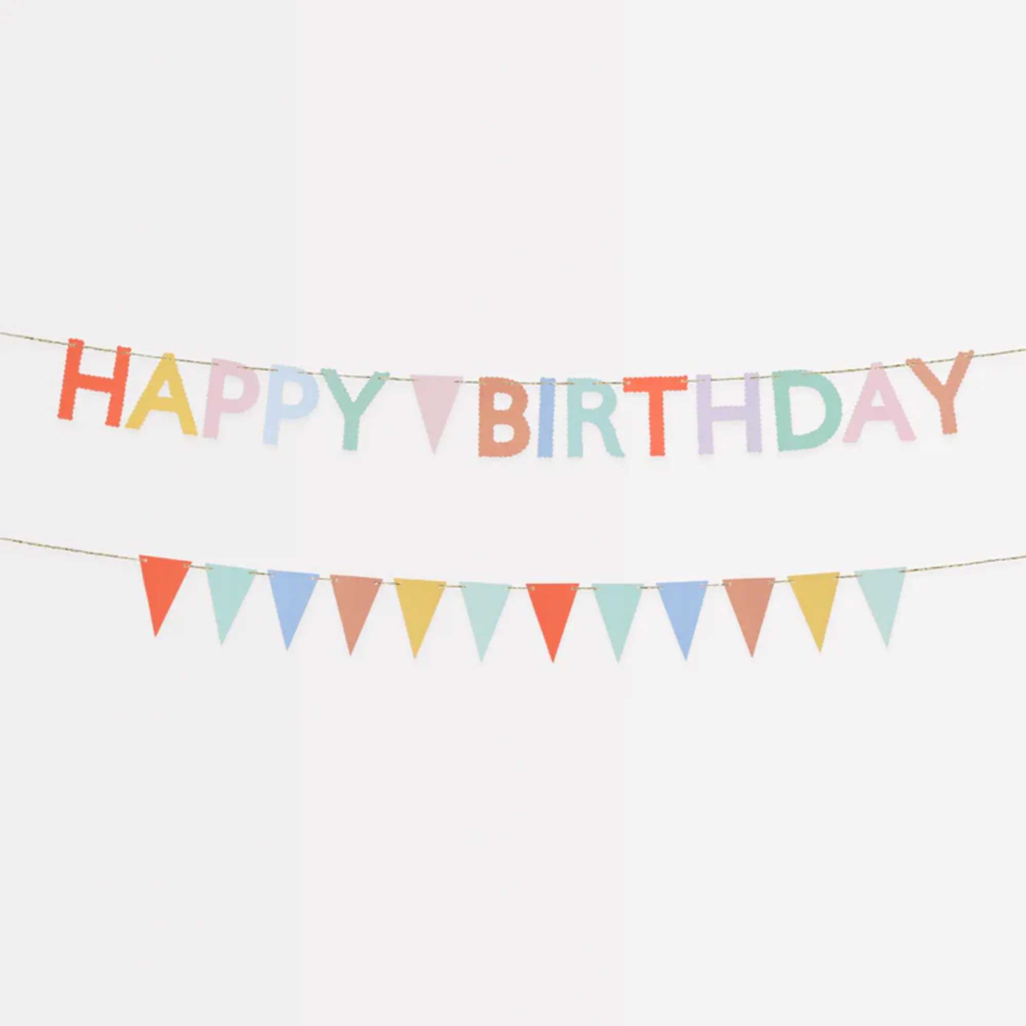 Happy Birthday Banner, Girlande, Bunten Banner, Papierbanner, Feierdeko