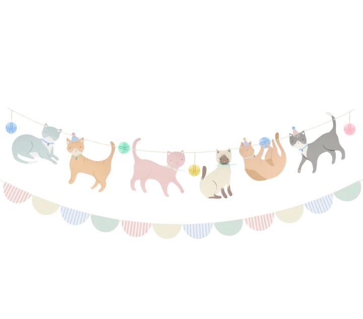 Meri Meri - Girlande "Katze" Meri Meri - Girlande "Katze"