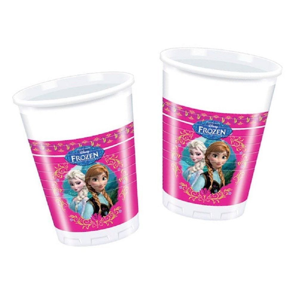 Anna & Elsa - 8 Plastikbecher Anna & Elsa - 8 Plastikbecher