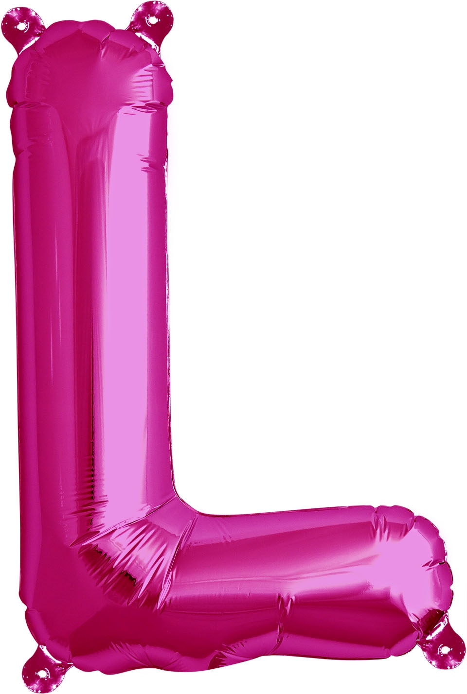 Luftballon Buchstabe L Pink 40cm Luftballon Buchstabe L Pink 40cm