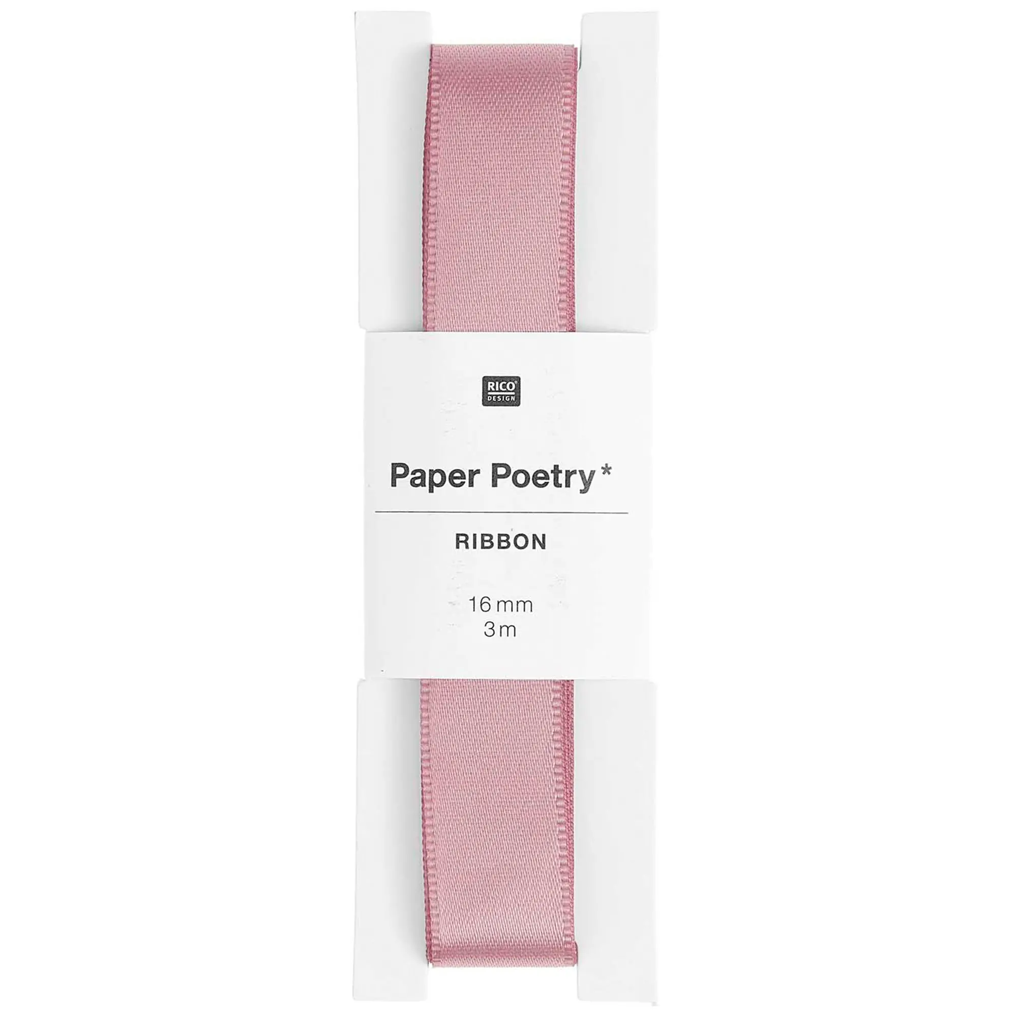 Satinband, Rosa Mauve 16mm / 3m