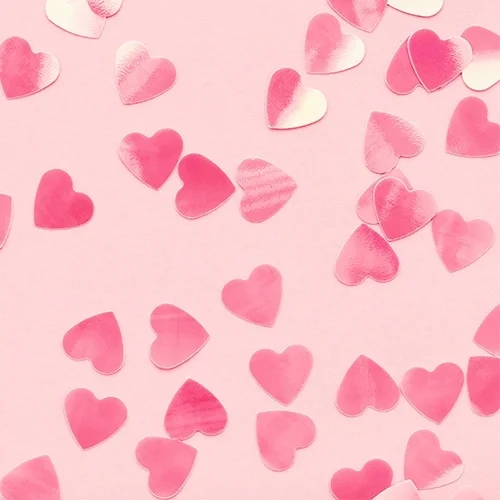 pink, herzen, valentinstag, konfetti, muster