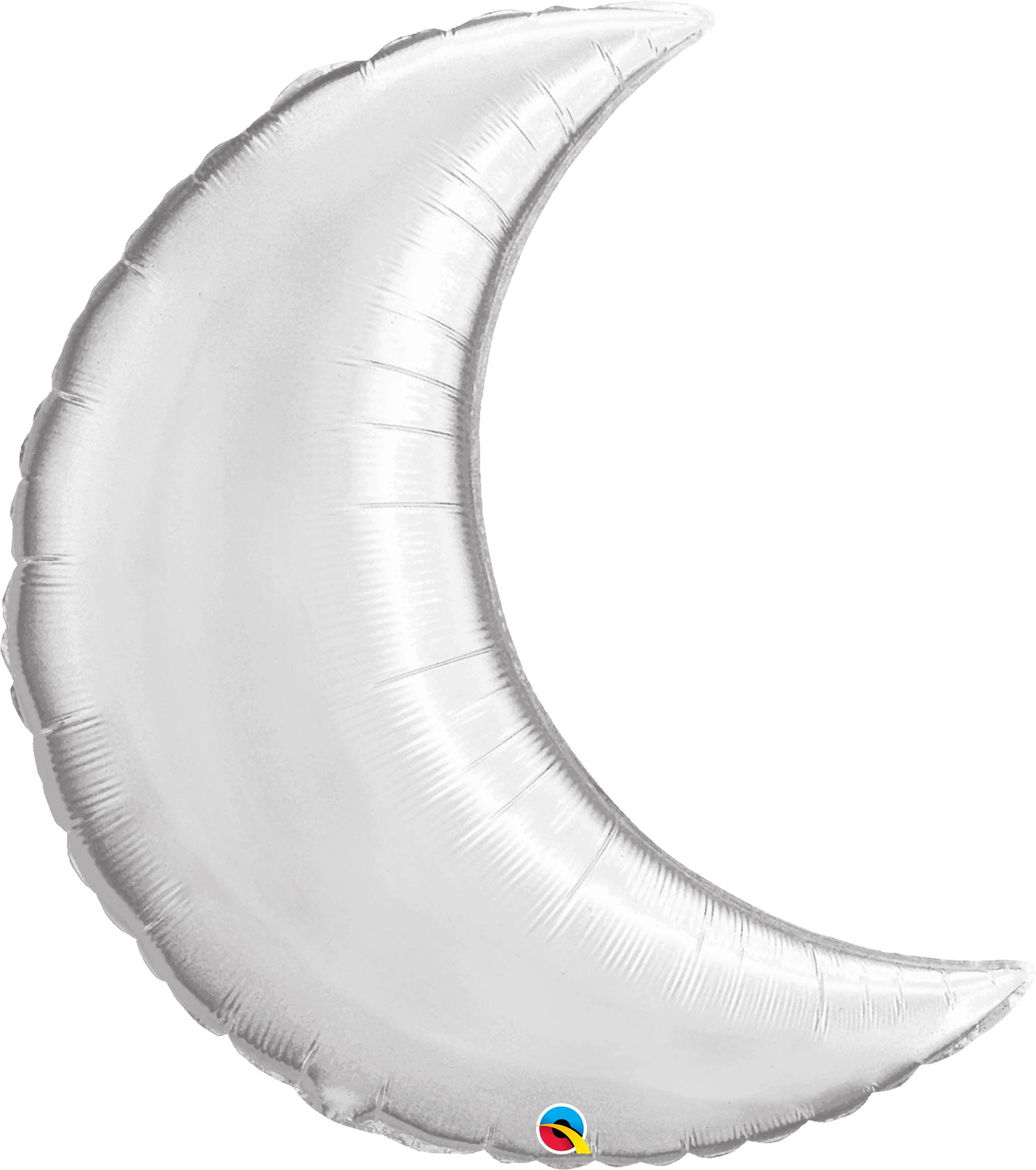 Folienballon Mond Silber 89 cm