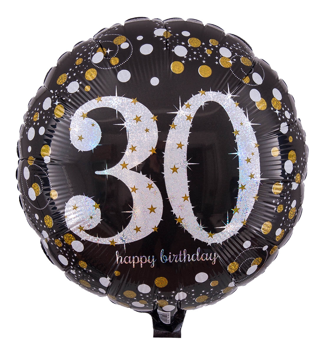 Folienballon Sparkling Birthday 30. Geburtstag Holographic 43cm Folienballon Sparkling Birthday 30. Geburtstag Holographic 43cm