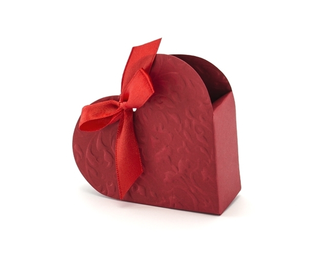 Geschenkbox Herz Rot