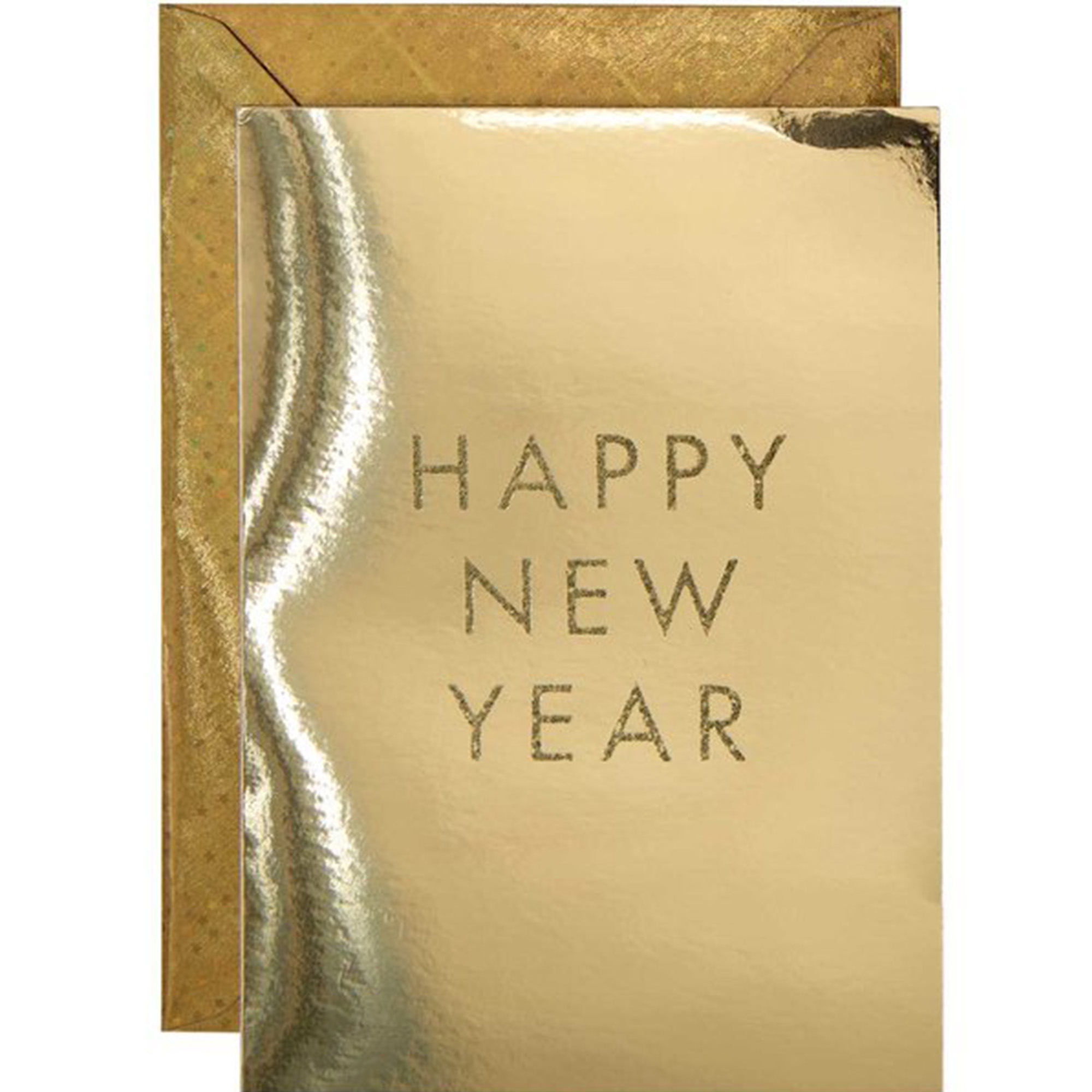 Kartenset Happy New Year, Gold