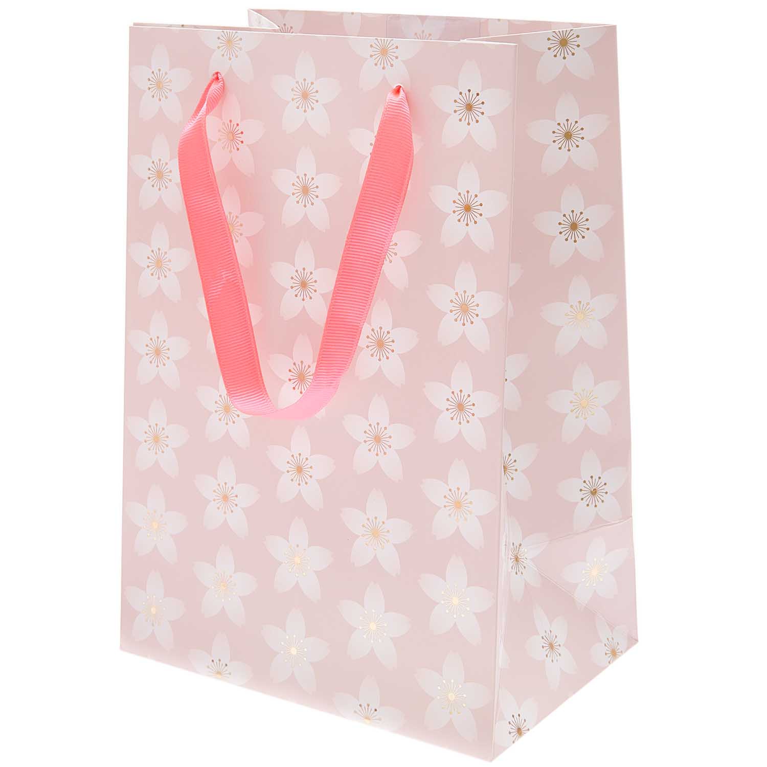 Geschenktüte "Kirschblüten" Rosa