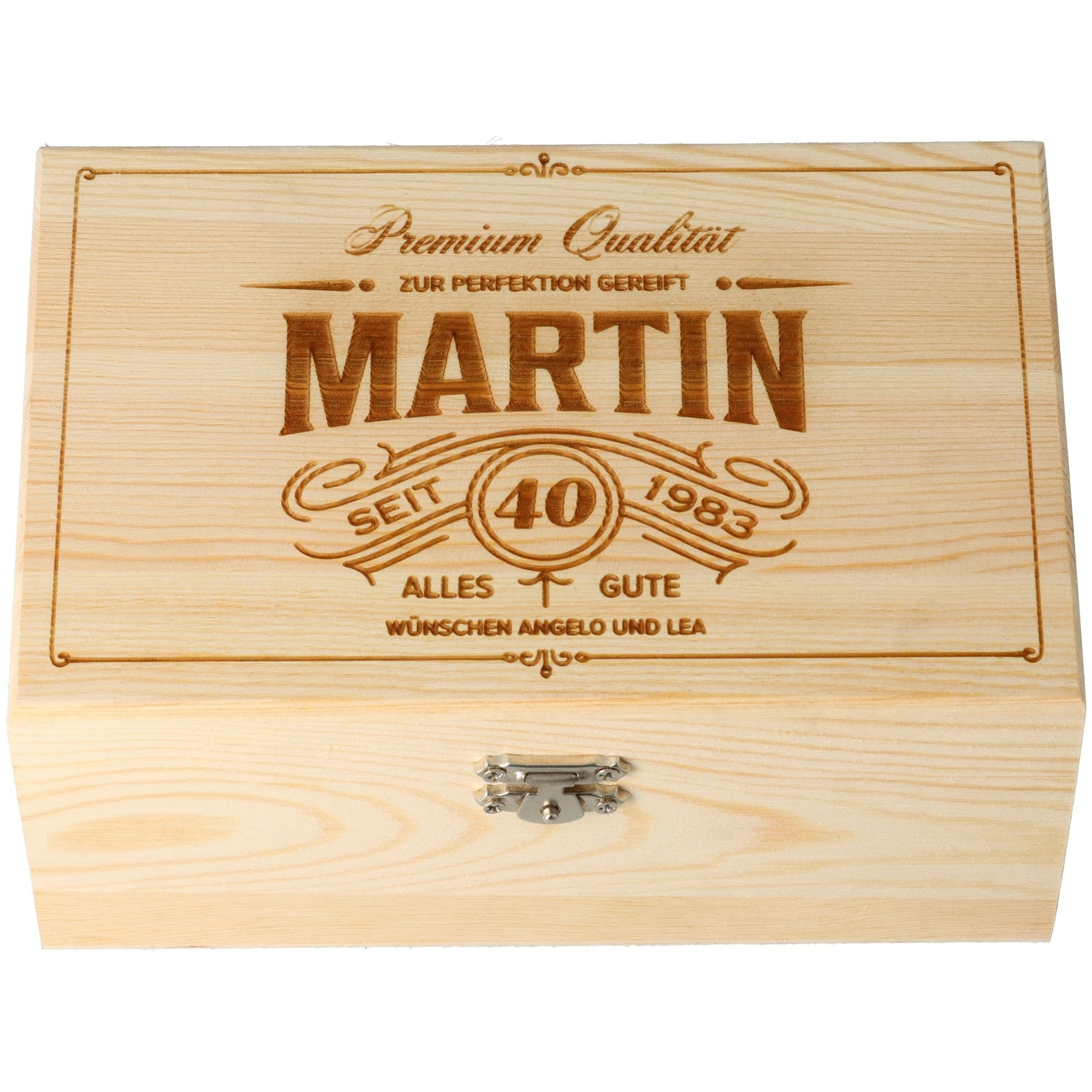 Geschenkbox Geburtstag Label mit "Name & Alter" Geschenkbox Geburtstag Label mit "Name & Alter"