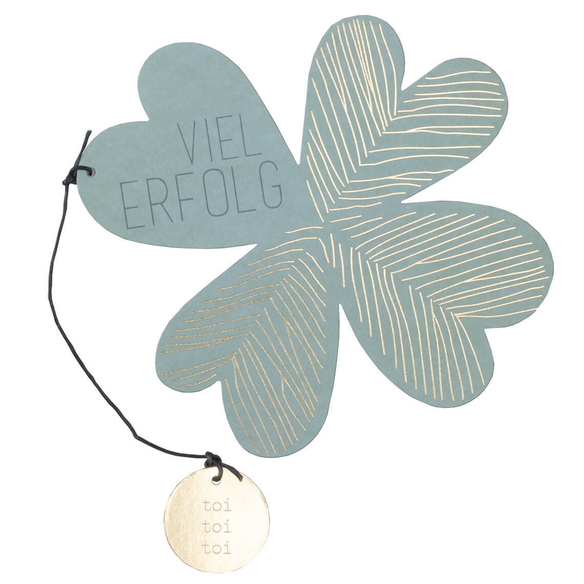 Räder Design - Grußkarte "Viel Erfolg" Kleeblatt Räder Design - Grußkarte "Viel Erfolg" Kleeblatt